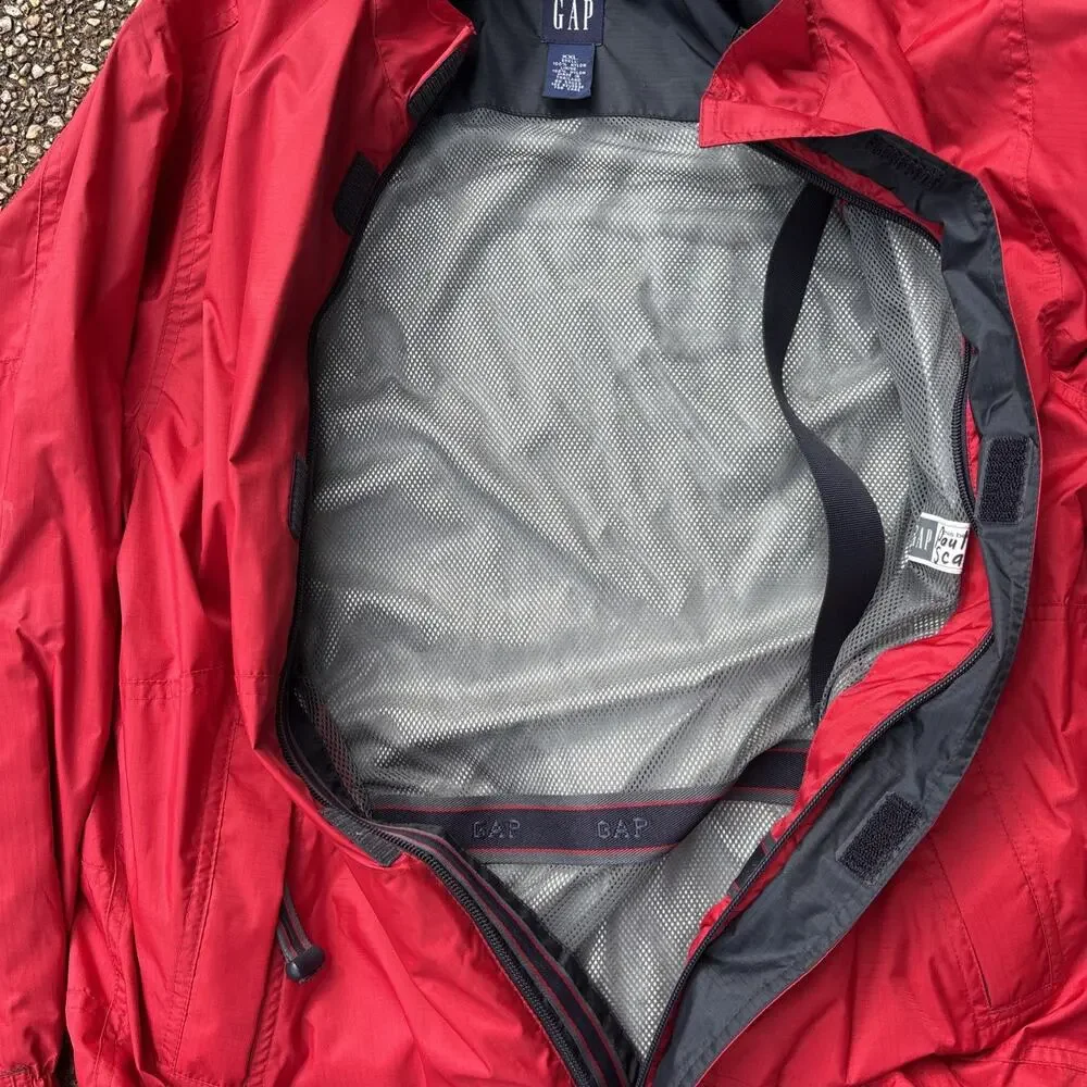 Gap Vintage 90s Youth Windbreaker Full Zip Youth XXL Adult S Mesh Lined 20x27